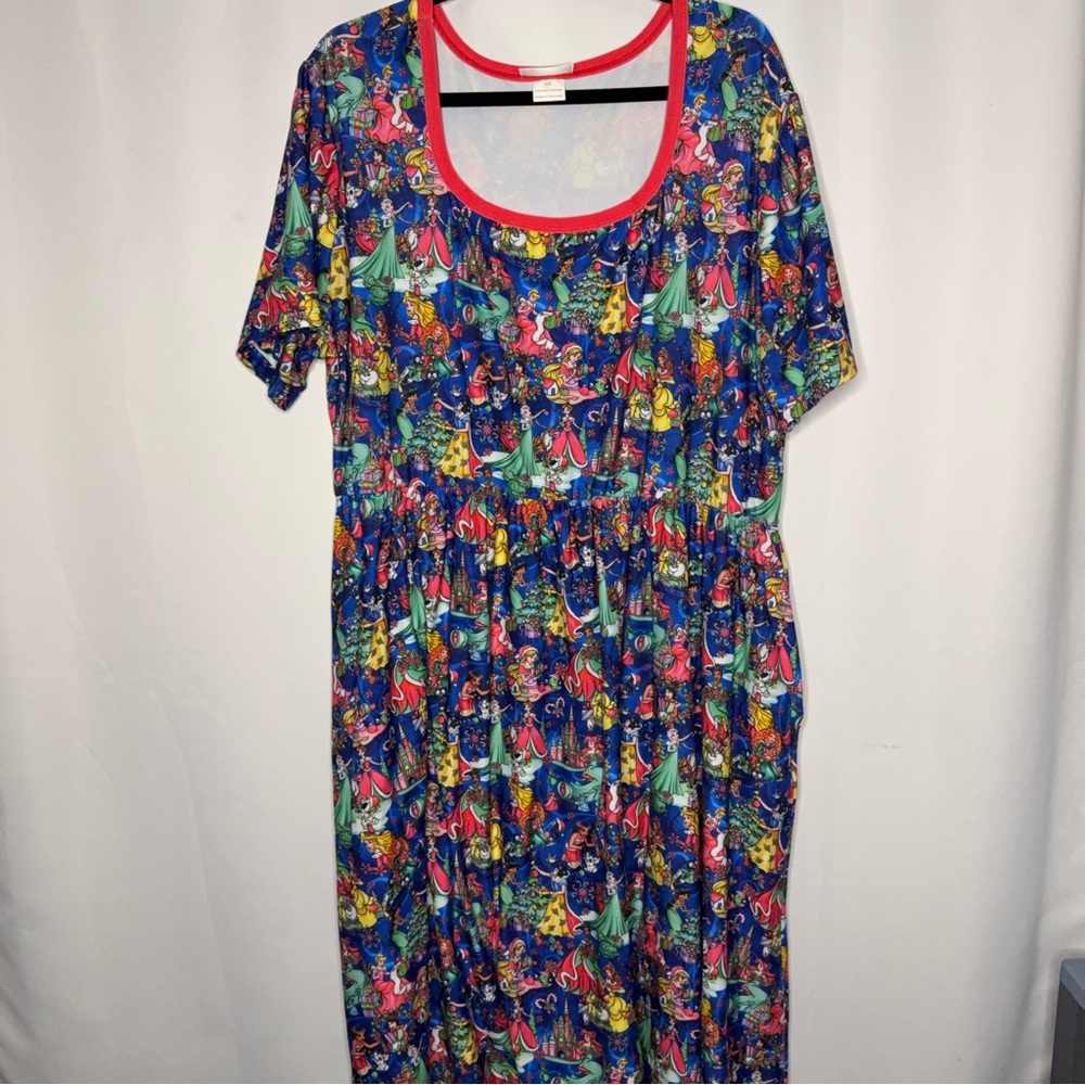 Disney princess custom printed dress